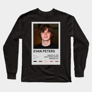 Evan Peters Long Sleeve T-Shirt